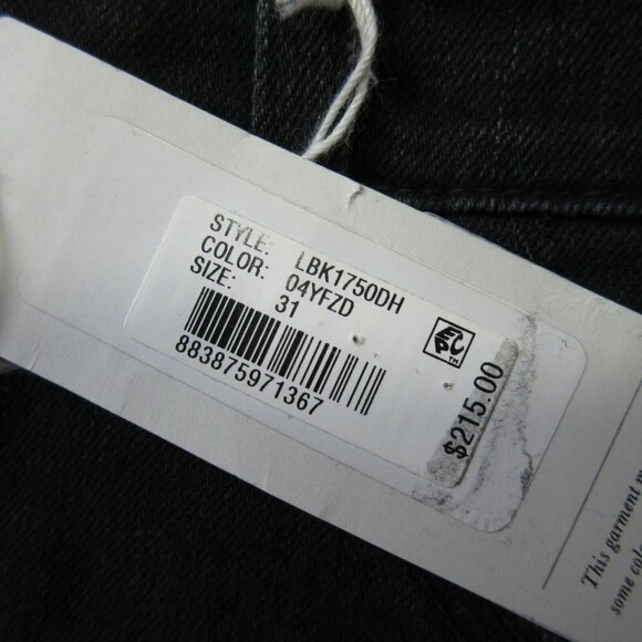 NWT AG Adriano Goldschmied Sophia Ankle in 4 Years Fazed Black Skinny Jeans 31 - Picture 4 of 7